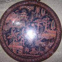 Coppia scatole birmane laccate