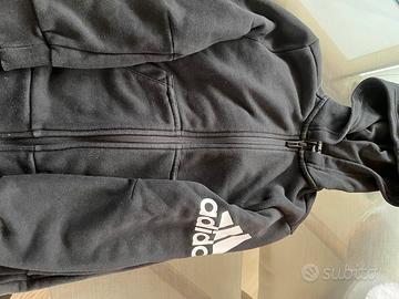Tuta Adidas nera bambino