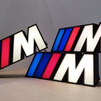 Lampada decorativa logo BMW ///M