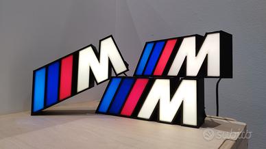 Lampada decorativa logo BMW ///M