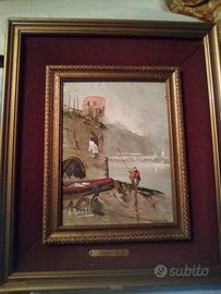 dipinto a olio di A. Baraldi 