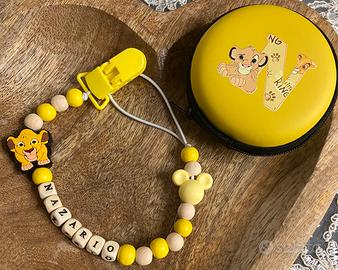Clip e Porta ciuccio Re Leone