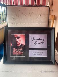 The Godfather - Marlon Brando poster con autografo