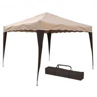 Gazebo Pieghevole 3x3 Beige