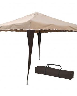 Gazebo Pieghevole 3x3 Beige