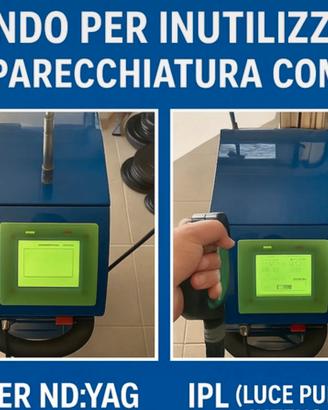 Laser Nd:YAG e Luce Pulsata