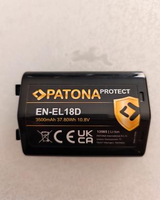 PATONA PROTECT EN-EL18D Batteria 3500mAh