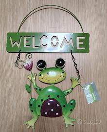 Pannello Welcome con rana 