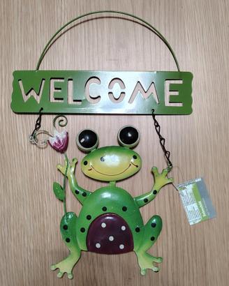 Pannello Welcome con rana 