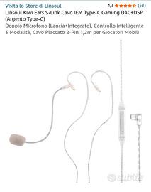 cavo iems con microfono 