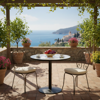 Tavolino Ø 80 da esterno per giardini o bar