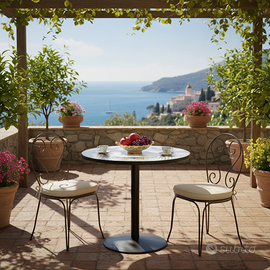 Tavolino Ø 80 da esterno per giardini o bar