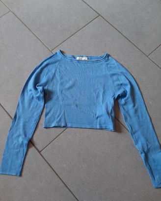 Maglioncino Pull&Bear blu taglia S