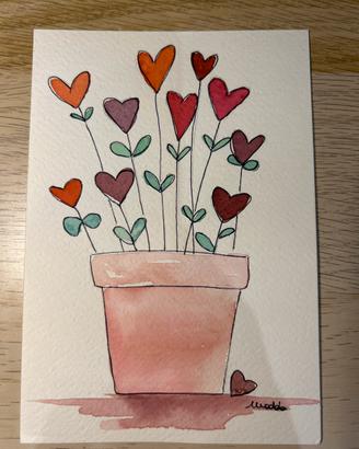 Acquerello (pianta cuore)