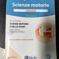 ISBN 9788848323581 alpha test scienza motorie