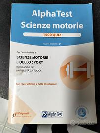 ISBN 9788848323581 alpha test scienza motorie