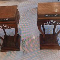 2 Mobiletti vintage in legno