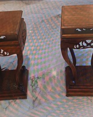 2 Mobiletti vintage in legno