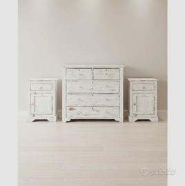 cassettone bianco + comodini