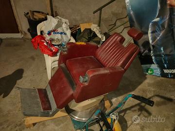 Sedia/poltrona da barbiere