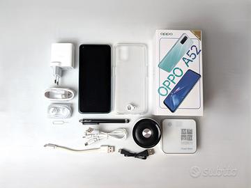 Oppo A52 azzurro + accessori