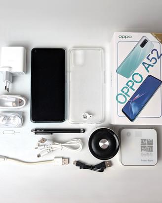 Oppo A52 azzurro + accessori