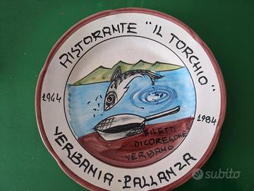 Piatto buon ricordo Il Torchio - ventennale 1984