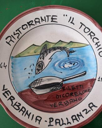 Piatto buon ricordo Il Torchio - ventennale 1984