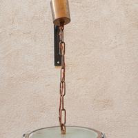 lampadario a barile stile fontana arte vintage 