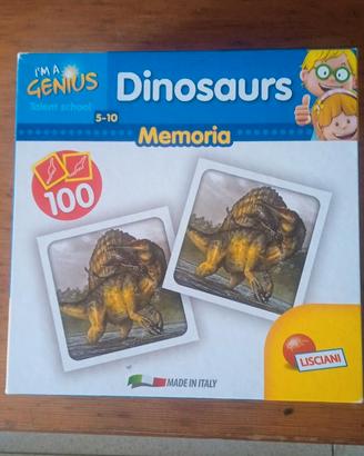 gioco di memoria con Dinosaurs