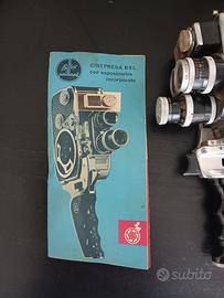 cinepresa vintage Paillard Bolex modello B8L