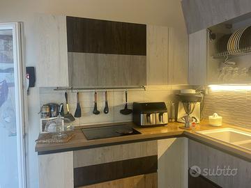 Cucina completa Febal con elettrodomestici Franke