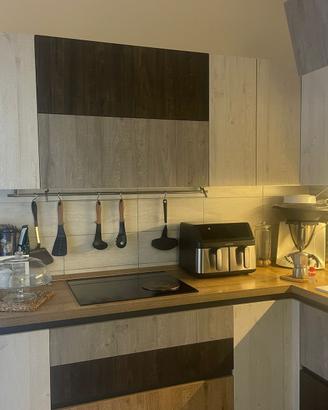 Cucina completa Febal con elettrodomestici Franke
