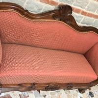 Divano a barca - appena restaurato