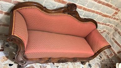 Divano a barca - appena restaurato
