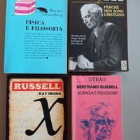 N. 4 libri di filosofia: Russell/Heisenberg/Monk