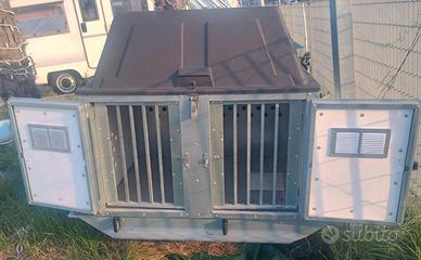 Rimorchio trasporto 3 cani OMAR nuovo in PROMO 