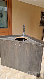 Mobile portalavandino in legno