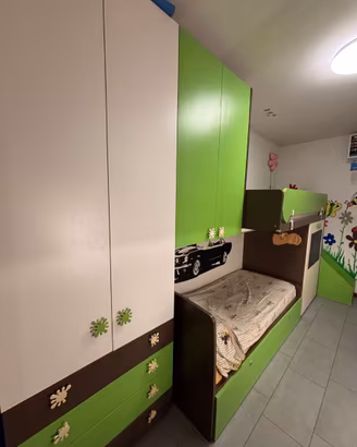 Cameretta doppia con letto a castello