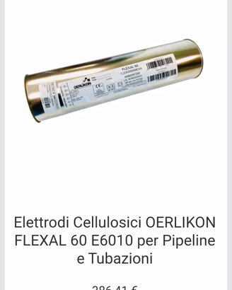  elettrodi cellulosico citoflex 6010  bholher 
