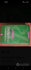Dizionario italiano edizione aggiornata Rusconi ed