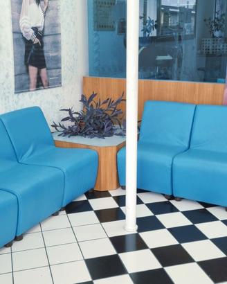 Set di  poltroncine per sala d'attesa