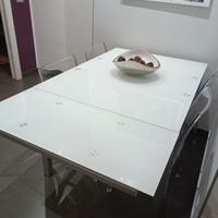 Tavolo vetro temperato