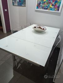 Tavolo vetro temperato