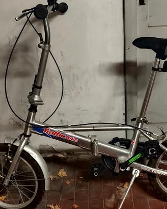 bici pieghevole da 16 per camper alluminio tutta