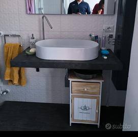 Mobile bagno completo con lavabo e Armadietto 
