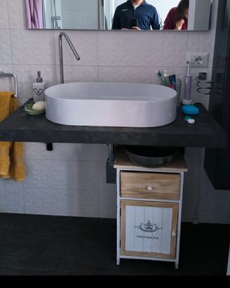 Mobile bagno completo con lavabo e Armadietto 