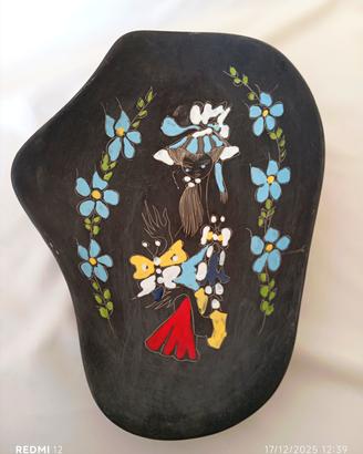 collection piatto vintage ceramica modernariato 