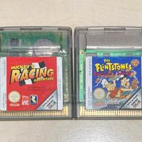 The Flistones + Mickeys Racing - Game Boy Color