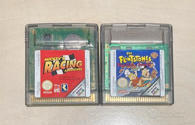 The Flistones + Mickeys Racing - Game Boy Color